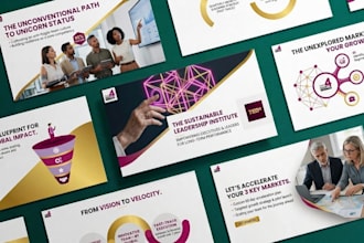 design, redesign powerpoint presentation slides or template