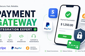 build seamless payment processor, card payment gateway, crypto payment processor
