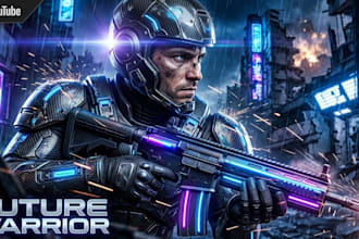 design viral professional gaming thumbnails for your youtube and twitch channel