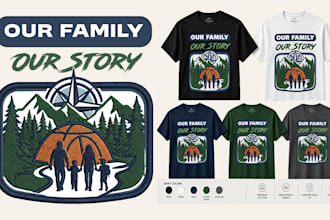custom t shirt design and typography