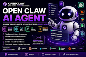 build a custom openclaw ai agent for business automation
