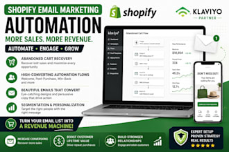 build shopify dropshipping store with email automation