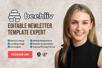 setup beehiiv newsletter design beehiiv landing page beehiiv newsletter template