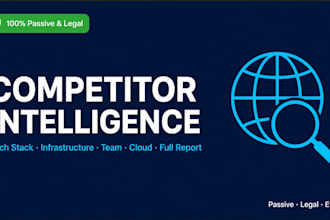 research your competitor online infrastructure and digital presence