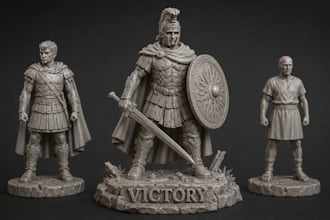 do 3d models, sculpts, miniatures, tabletops, and characters for 3d printing