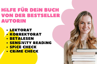 lektorat, korrektorat, betalesen, spice check von der bestsellerautorin
