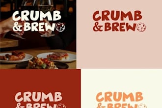 design a modern minimalist and custom typography logo