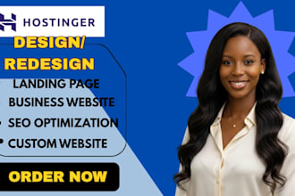 hostinger website design, redesign hostinger website, hostinger wordpress design