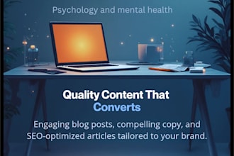 write SEO psychology and mental health blog