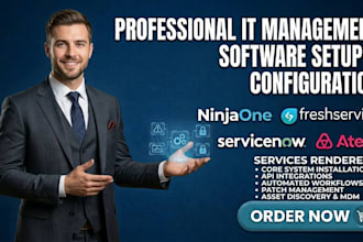 ninjaone servicenow automox hexnode superops josys assetsonar atera freshservice