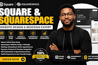 create square website, squarespace redesign, square online store optimize square