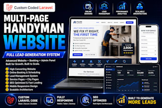 build a high converting handyman website for your home service business