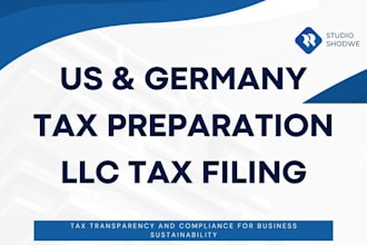 do US germany tax preparation llc tax filing, irs tax support and bookkeeping