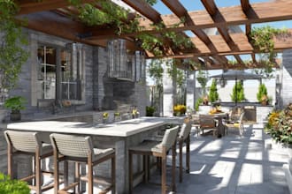 do landscape design hardscape outdoor kitchen pergola as a landscape architect