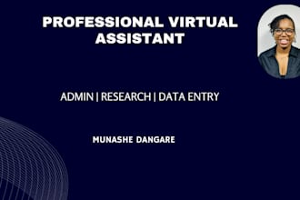 be your detail oriented virtual assistant