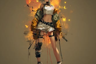 draw  highest quality anime art drawing