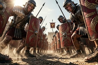 create roman  history youtube for tiktok and instagram