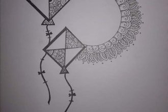 create beautiful mandala, line art and doodle designs
