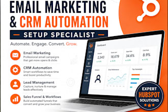 do hubspot email marketing and CRM automation setup specialist