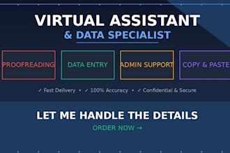 do chat support,data capture and administrative assistant