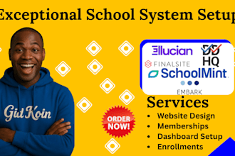 setup schoolmint, ellucian, decisiondesk, finalsite, embark campus, creatix
