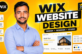 design a modern wix website, wix studio website or redesign your wix site
