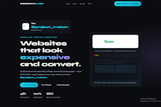 build a custom website for you
