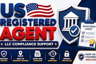 provide professional us registered agent and llc compliance support