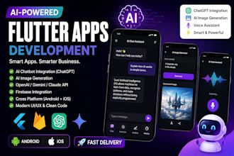 build an ai flutter app with chatgpt gemini and voice ai
