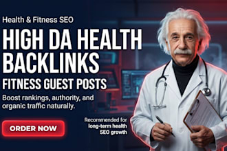provide health backlinks with a fitness guest post
