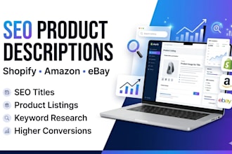 write seo product description for shopify amazon and ebay