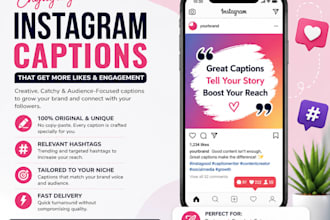 write engaging instagram captions for your brand