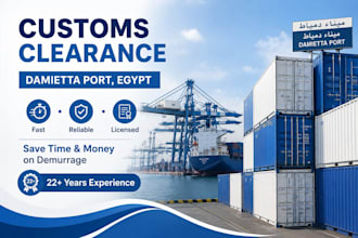 customs clearance service damietta port egypt