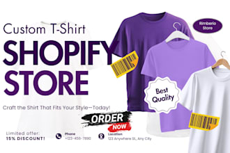 do highly profitable t shirt shopify store t shirt ecommerce store wear website