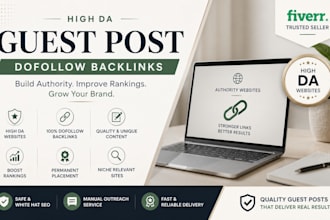 do high da guestpost on quality website dofollow backlink
