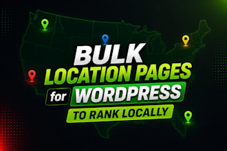 create bulk location pages for wordpress to boost local SEO