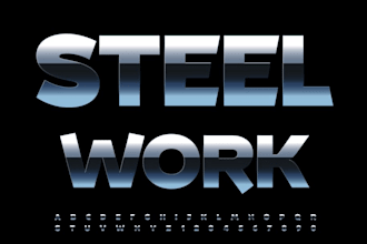 design strong construction, trucking and machinery logo