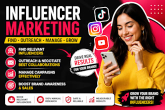 do influencer marketing and manage campaigns for your brand
