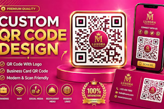 generate custom qr code with your logo, qr code generator, barcode business card