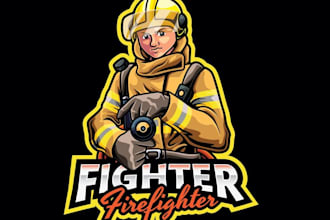design high quality fire department logo