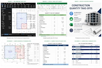 deliver accurate construction quantity take offs