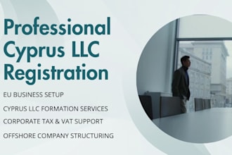 register your cyprus llc company and eu vat professionally for startup