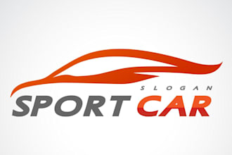 design custom automotive racing team logo