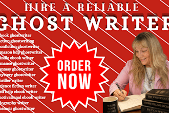 be your professional book ghostwriter