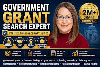 do government grant search and funding research for business