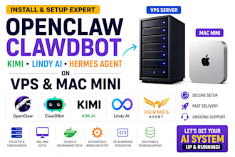 install openclaw clawdbot setup openclaw kimi lindy ai hermes agent vps mac mini