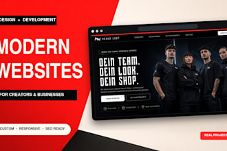 build a website for creators and small businesses