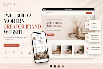 build a website for creators and small businesses