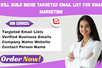 build niche targeted email list for email marketing list lead generation