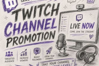 do twitch channel promotion and subathon promotion